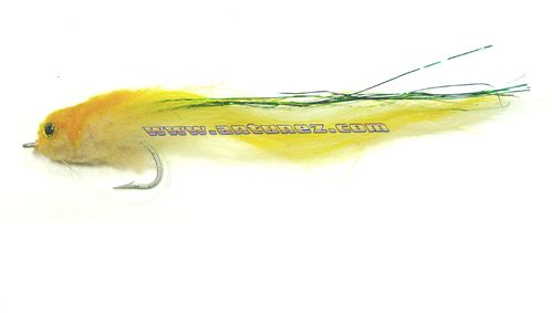 Streamer for Pike Yellow #3/0