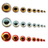 3D Oval Pupil Adhesive Eyes