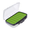 Fly Box Waterproof Small Double Side Silicone Insert Case - Green