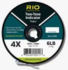 RIO 2-Tone Indicator Tippet Black & White
